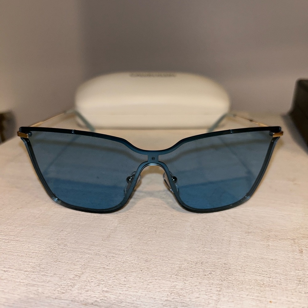 Calvin Klein blue sunglasses